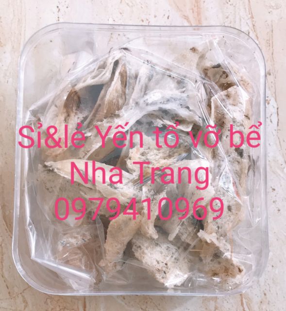 🎁🎁 10gr Yến tổ thô bể miếng lớn 2/3 - Tổ yến thô bị bể 2/3. Yến sào tặng kèm táo đỏ, long nhãn, đường phèn