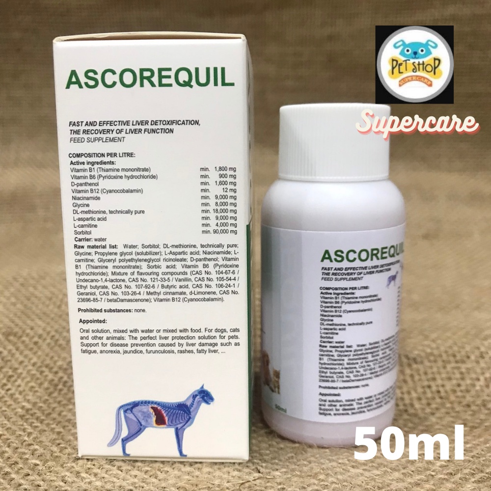 Ascorequil  50ml Bổ G an Chó Mèo