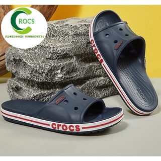Dép lê nhựa đi mưa chống hôi chân -Croslite-band-baya màu navy