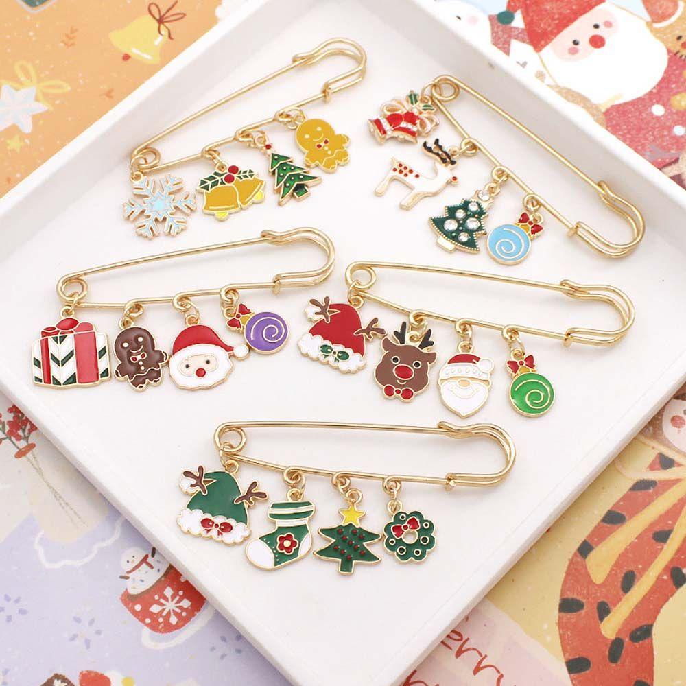 Ghim Cài Áo Hình Tuần Lộc / Ông Già Noel