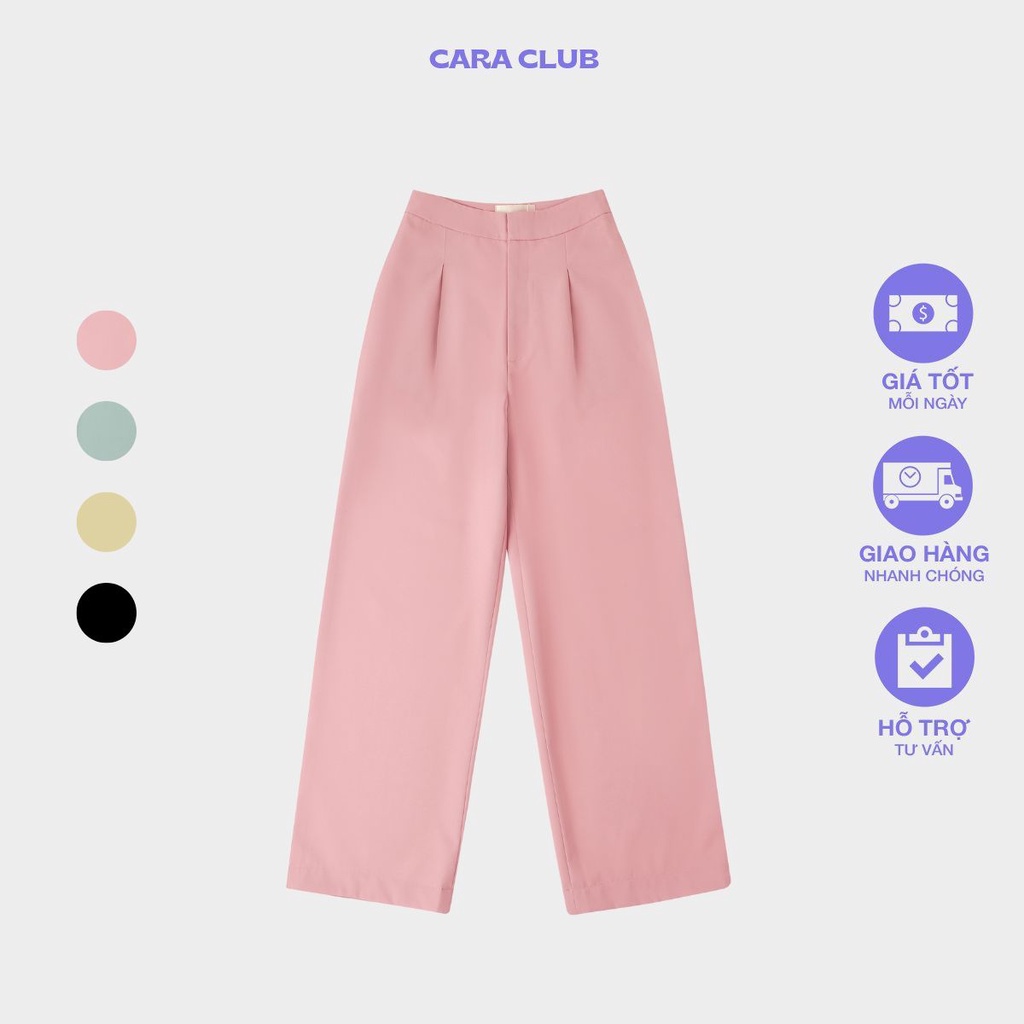 CARA Quần dài Wide basic nhiều màu đơn giản dạo phố