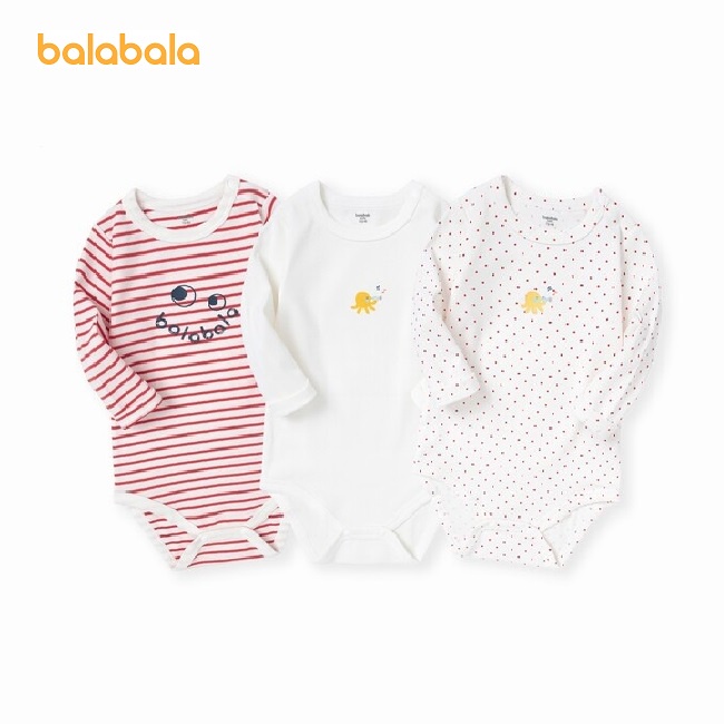 (0-3 tuổi) Set 3 bộ body chip trẻ em hãng BALABALA 200121124201