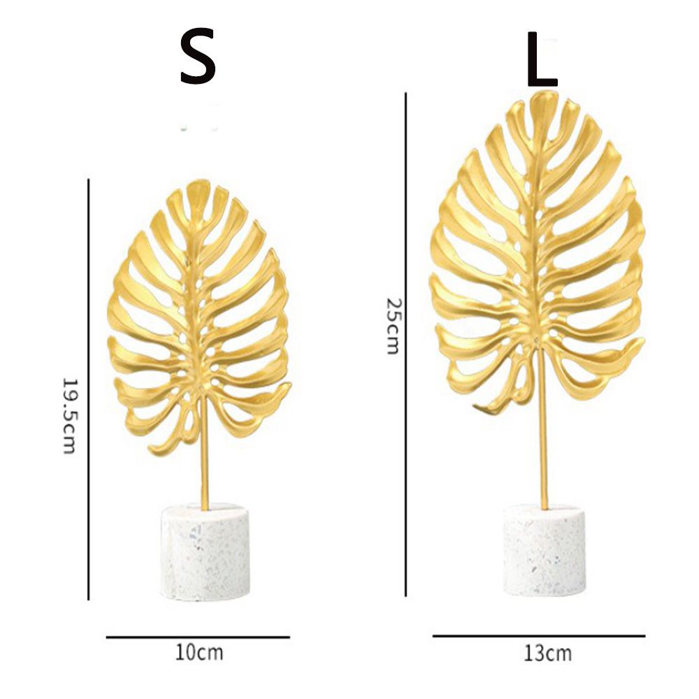 Epoch Tượng Điêu Khắc Hình Lá Cây Bằng Sắt Phong Cách Bắc Âu Hiện Đại Sáng Tạo Trang Trí Nhà Cửa