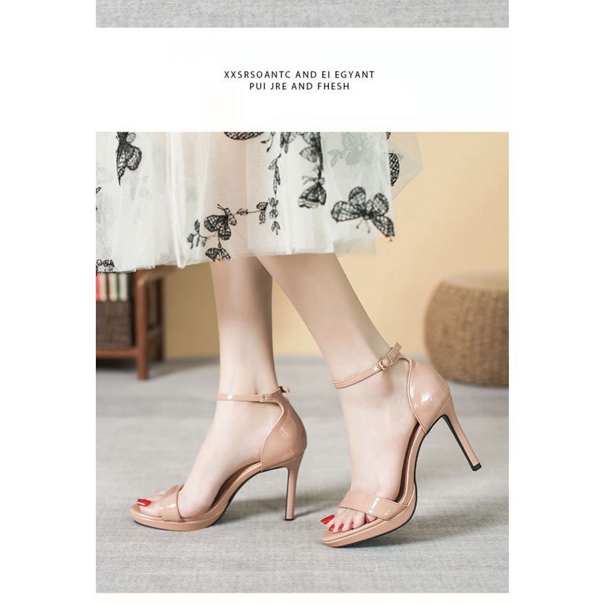 Sandal cao gót nhọn size nhỏ 32.33