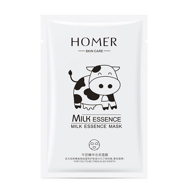 Mặt Nạ Sữa Bò HOME'R Milk Essence Dưỡng Trắng Da