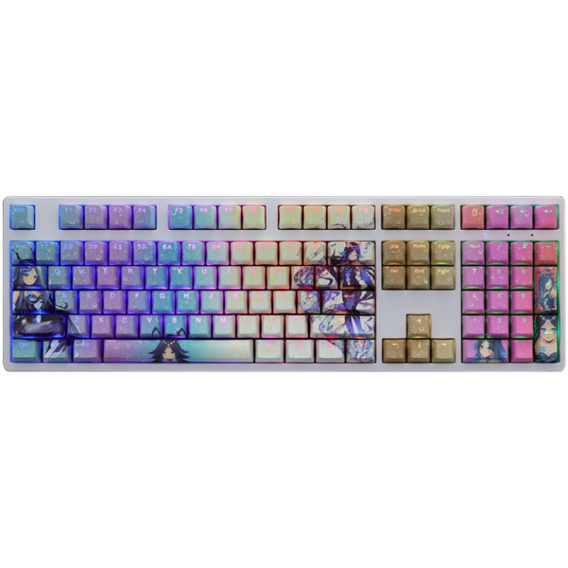 Water Yaksha FaNan Keycaps Cherry Cấu hình Genshin Impact Anime PBT Dye Phụ Bàn phím cơ học Keycap