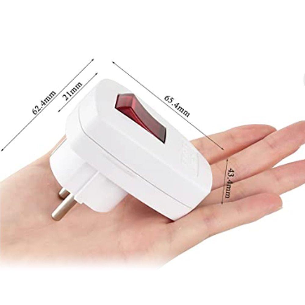 Phích Cắm Điện EU 2 Chấu An Toàn Tiện Dụng