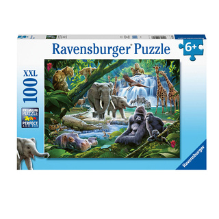 Xếp hình puzzle jungle families 100 mảnh ravensburger rv129706