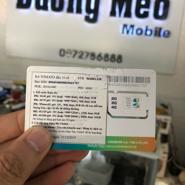 Sim Viettel Số Đẹp chọn đầu 09