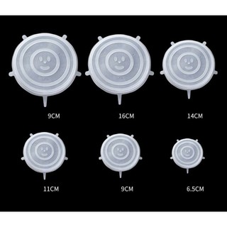 Bộ 6 nắp đậy silicon