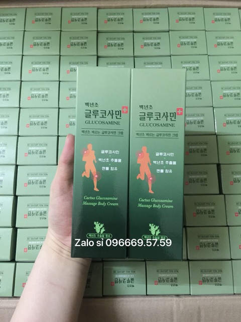 Dầu Lạnh Xoa Bóp Glucosamine Hàn Quốc Tuýp 150ml