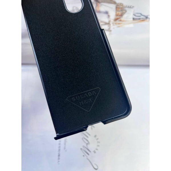 Ốp lưng da sulada samsung z fold 2/z fold 3/Z fold 4 /Z Fold 5 lưng da viền dẻo siêu đẹp.