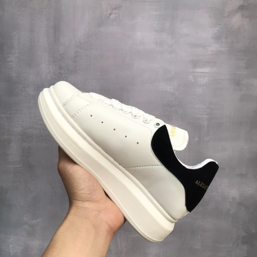 Giày 𝐌𝐂 𝐐𝐔𝐄𝐄𝐍 ⚡️𝐒𝐢ê𝐮 𝐑ẻ⚡️ Giày MCQ Độn Đế 3 Phân Màu Trắng Gót Đen nam nữ Hot Trend full box bill | BigBuy360 - bigbuy360.vn