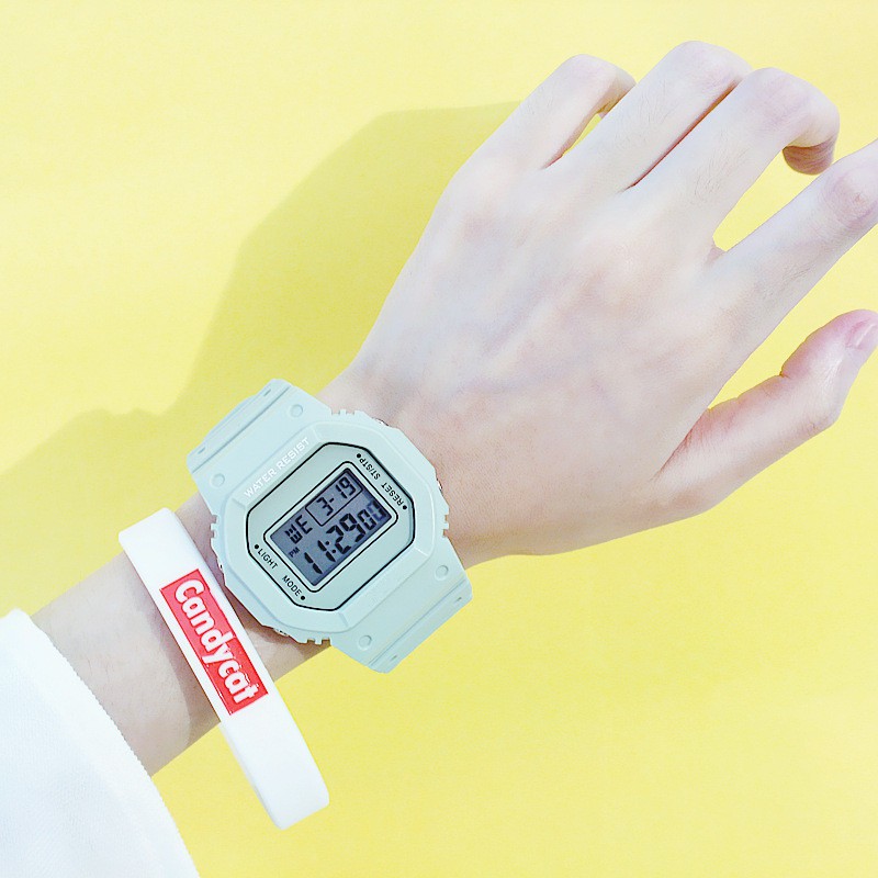 Đồng Hồ Nữ SPORT Hồng PASTEL Thể Thao Dây Cao Su Siêu Bền | BigBuy360 - bigbuy360.vn