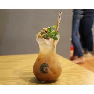 Ly thủy tinh sinh tố, trà sữa, coctail, mojito 350ml miệng loe