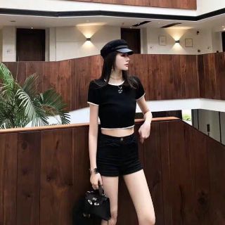 Áo pull croptop thêu ( Hàng order ) hagauorder