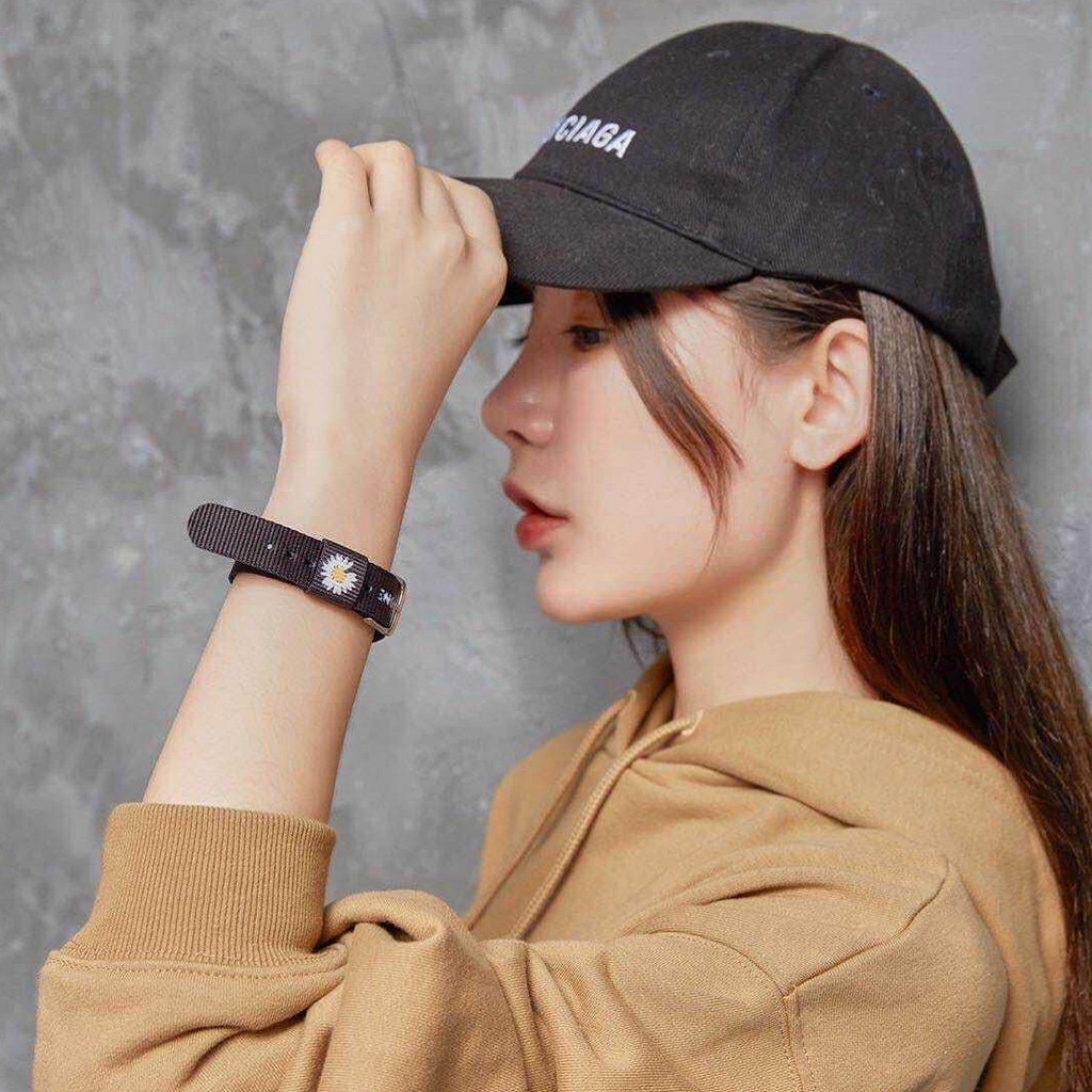 Vòng tay vải UNISEX Nam Nữ hoa cúc Hot trend GD - G.Dragon cá tính độc đáo , Phù hợp làm vòng tay đôi , nhóm VT-28
