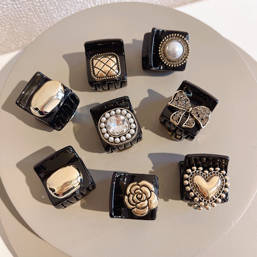 Kẹp tóc càng cua đính ngọc trai giả 2LIFE phong cách Hàn Quốc cho nữ