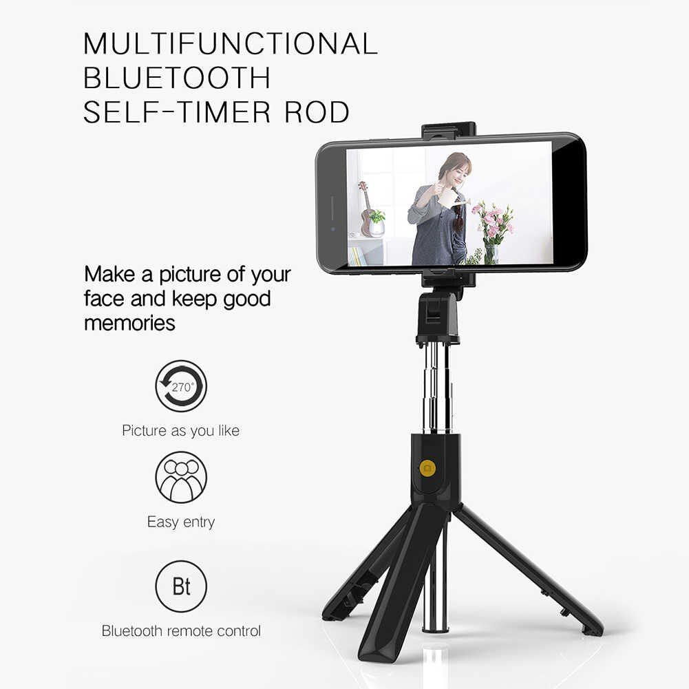 Gậy Chụp Ảnh Tự Sướng Selfie, Tripod K10 Kết Nối Bluetooth (Có Gương) Cao Cấp