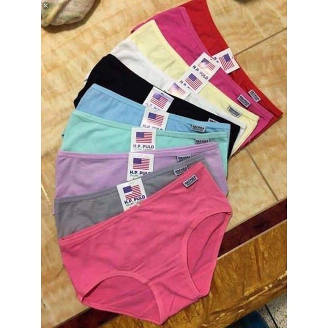Set 10 quần lót cotton nữ xuất Mỹ siêu mềm mịn