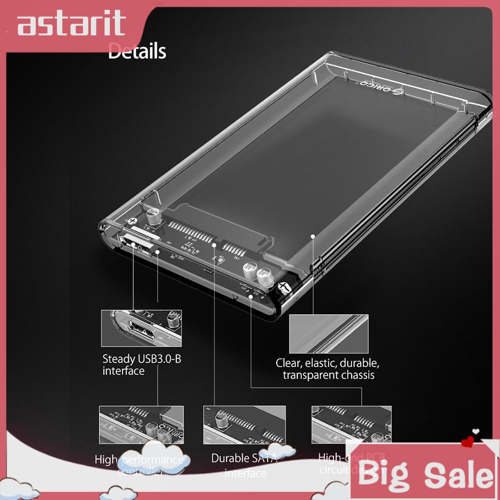 Hộp Đựng Ổ Cứng Ngoài Orico 2.5in Sata Usb3.0 Hdd Ốp | BigBuy360 - bigbuy360.vn