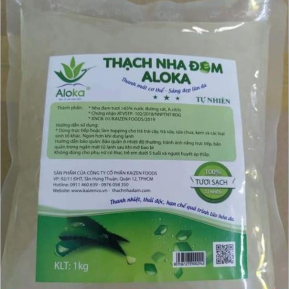 Thạch nha đam hương trái cây Aloka nhỏ 1kg