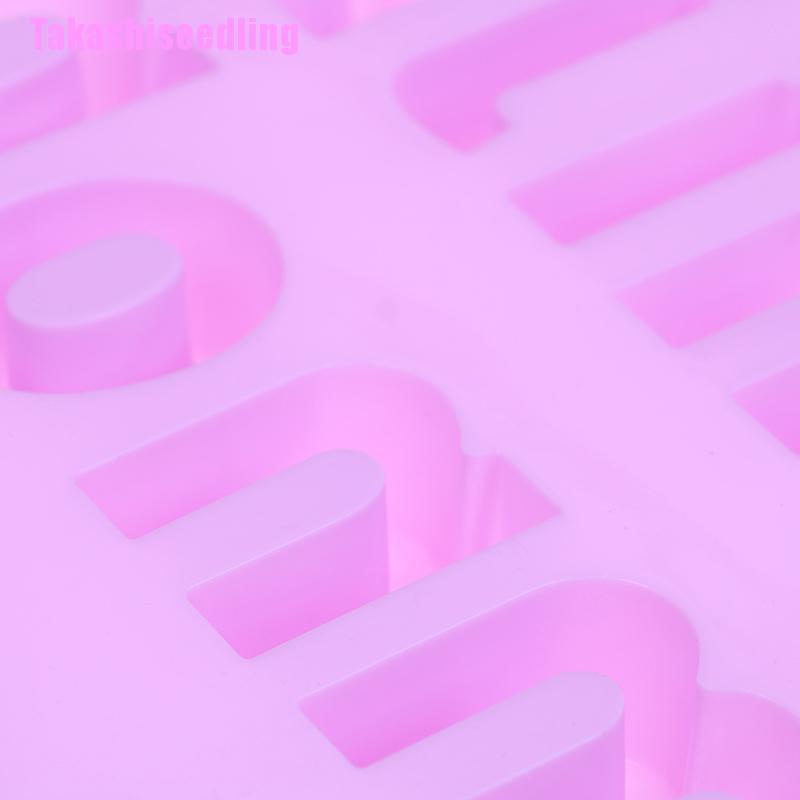 Khuôn Làm Bánh Chất Liệu Silicone Hình Chữ Cái Tiếng Anh