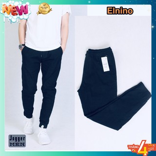 Quần kaki Nam Jogger Màu Xanh Đen