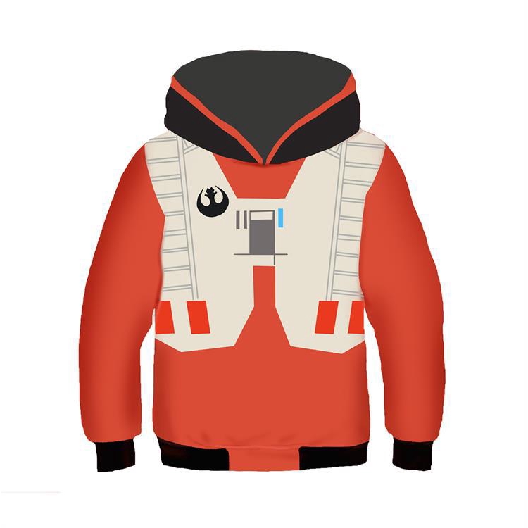 Áo Hoodie In Hình 3d Nhân Vật Phim Star Wars