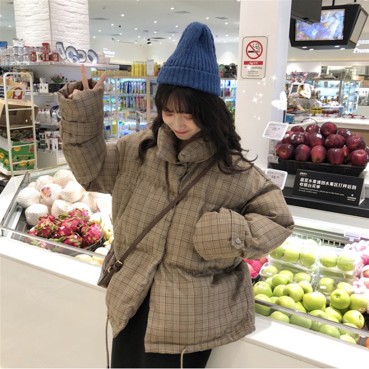 ÁO KHOÁC PHAO KẺ CARO BO CHUN