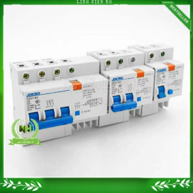 Aptomat JOESO 3TEP hộ gia đình DZ47-63(16A, 32A, 63A)