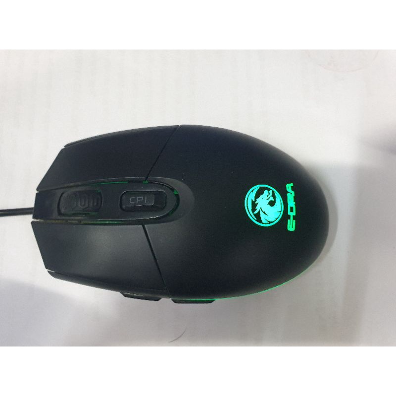Chuột E-Dra EM6102 (USB/Led 7 màu/Màu đen), cũ đẹp