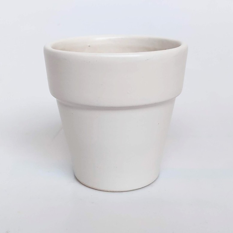 Chậu trồng cây hình xô đai sứ