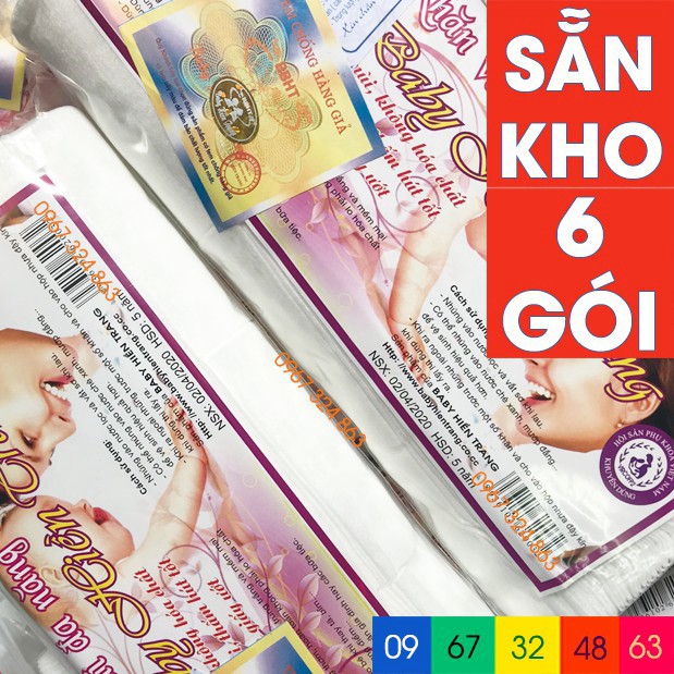 tuan1027 Khăn vải đa năng BABY HIỀN TRANG 6 gói tuan1027