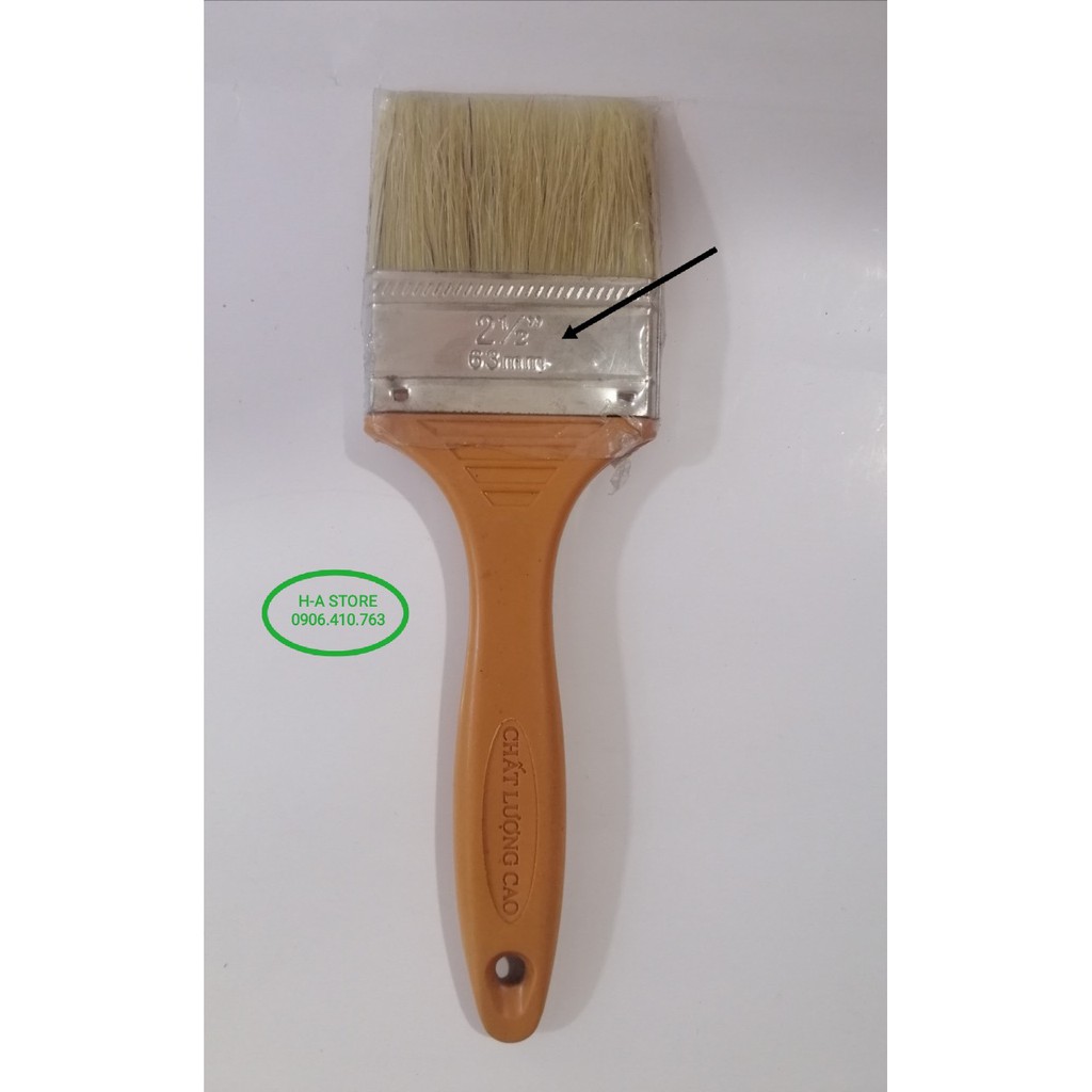 Cọ quét sơn / chổi quét sơn cán nhựa 0.5 / 1 / 1.5 / 2 / 2.5 / 3 / 4inch