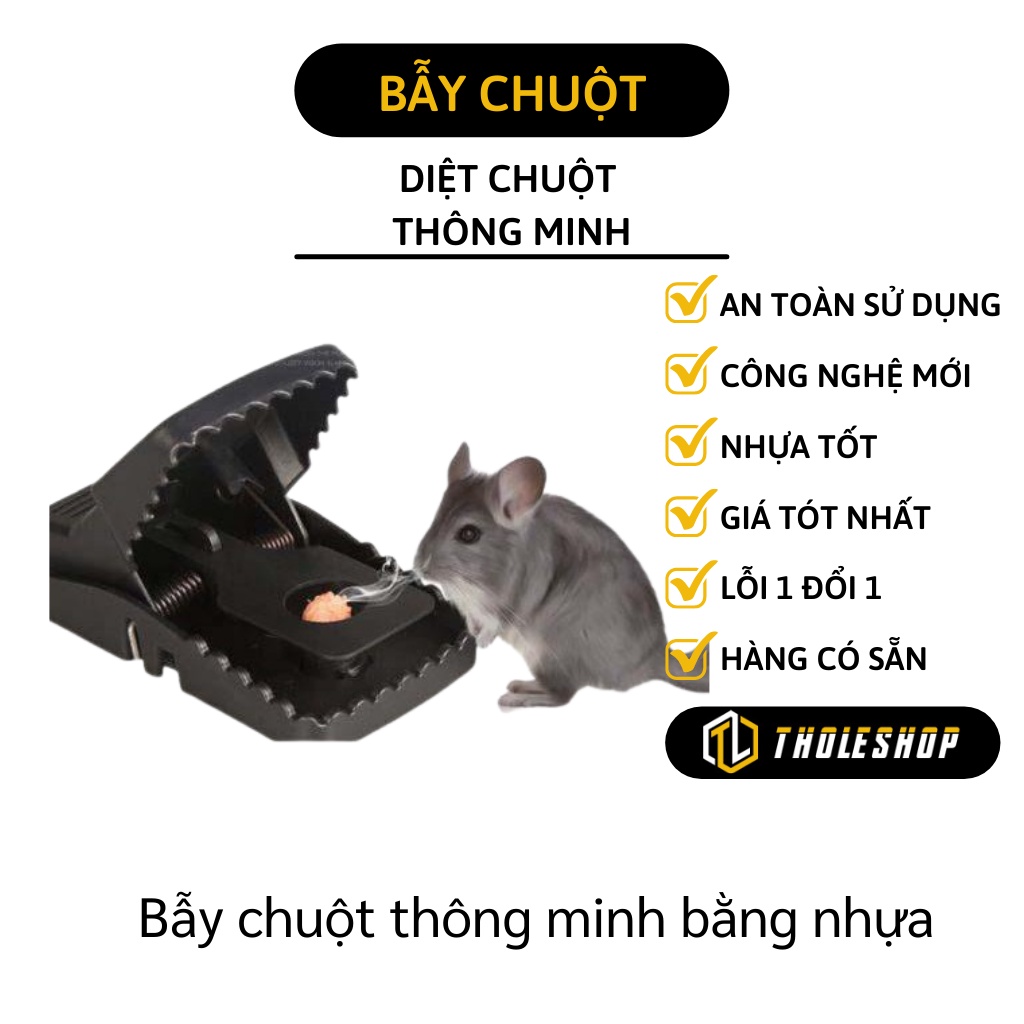 Bẫy Chuột - Dụng Cụ Bẫy Kẹp Chuột Thông Minh, Tiêu Chuẩn Châu Âu 5438