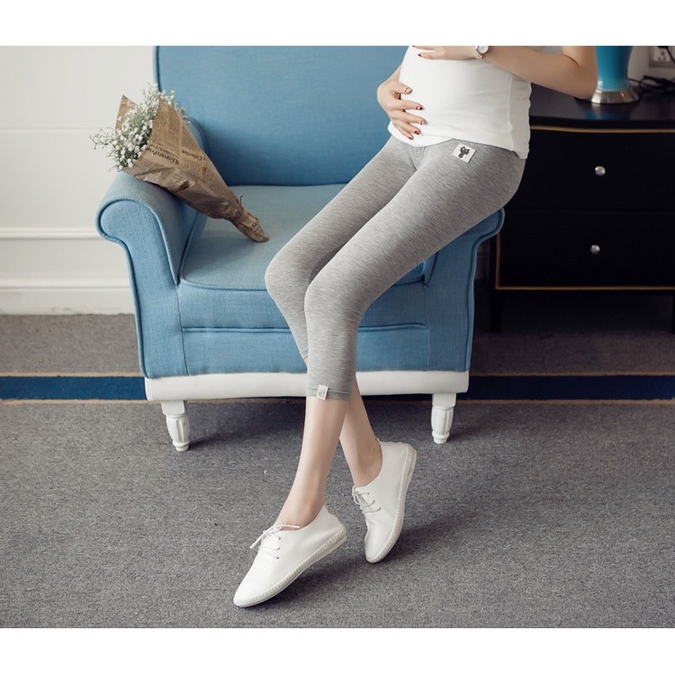 Quần legging bầu lửng cotton dày đẹp