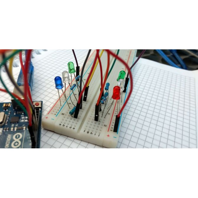 Board Test Cắm Linh Kiện MB-102 165x55x10mm - 830 Lỗ