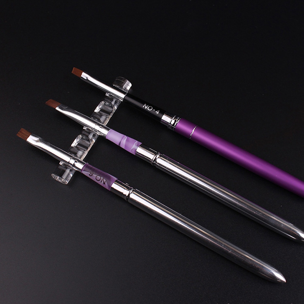 Giá Đỡ Trưng Bày Cọ Vẽ Móng Tay 5 Ngăn Tiện Lợi