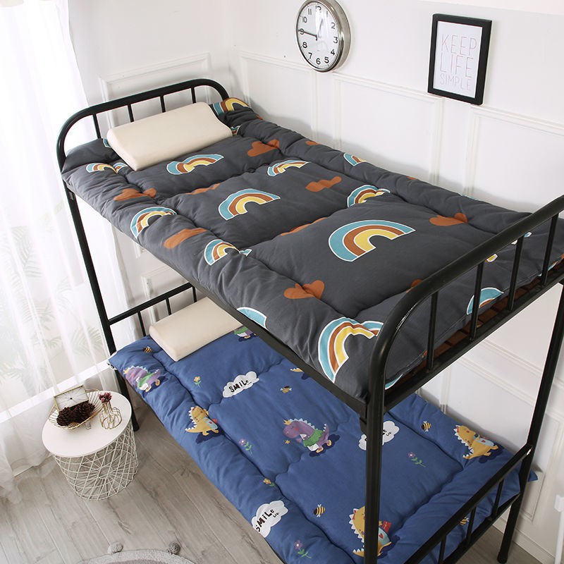 Nệm ký túc xá dày hơn futon đơn sinh viên tatami trên và dưới giường ngủ ấm áp đôi <