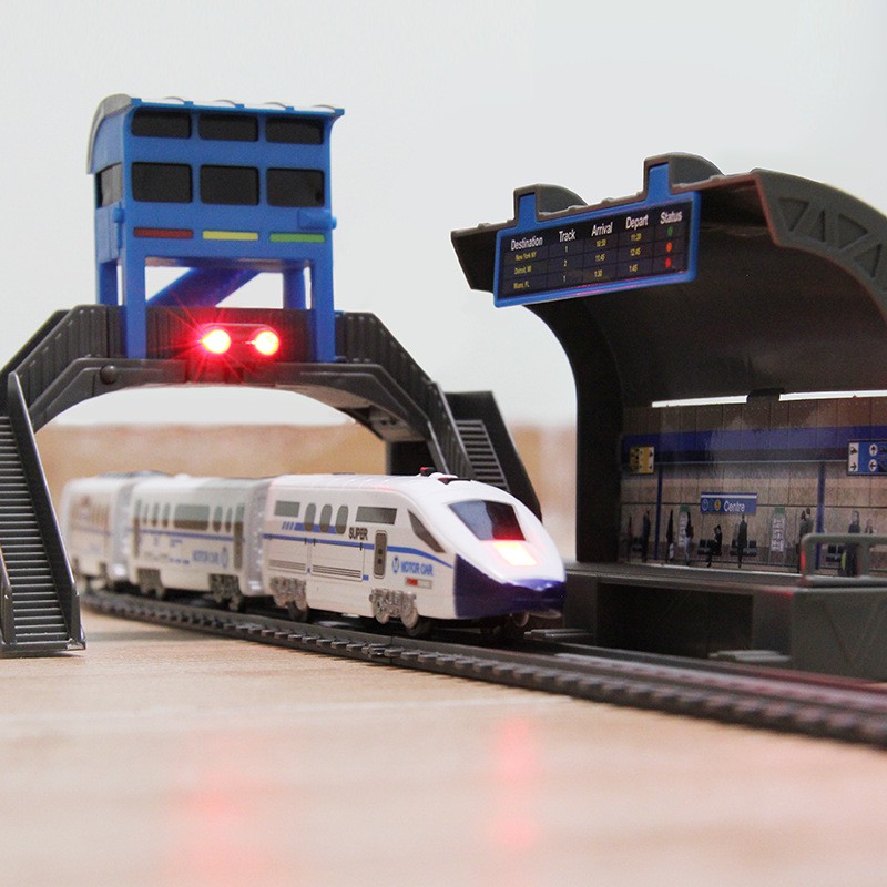 Đồ chơi tàu điện đường ray cỡ bự với nhiều chi tiết khác nhau mới nhất 2021 (tặng kèm pin)