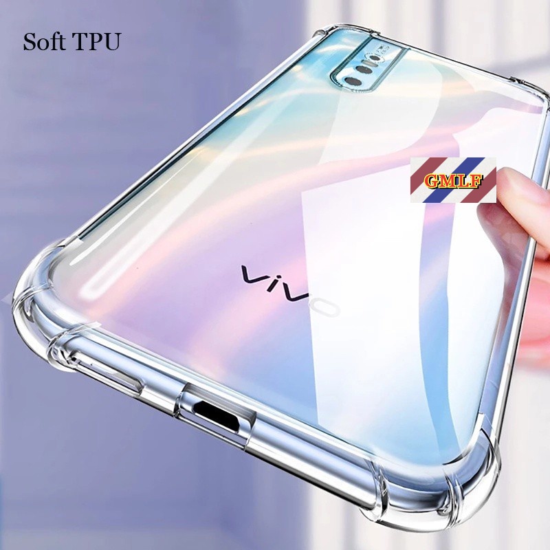Ốp Điện Thoại TPU Dẻo Trong Suốt Chống Rơi Cho Vivo Y20 Y20i Y17 Y15 Y12 V21 V20 SE V19 Pro Y51 Y31 Y50 Y30 Y85