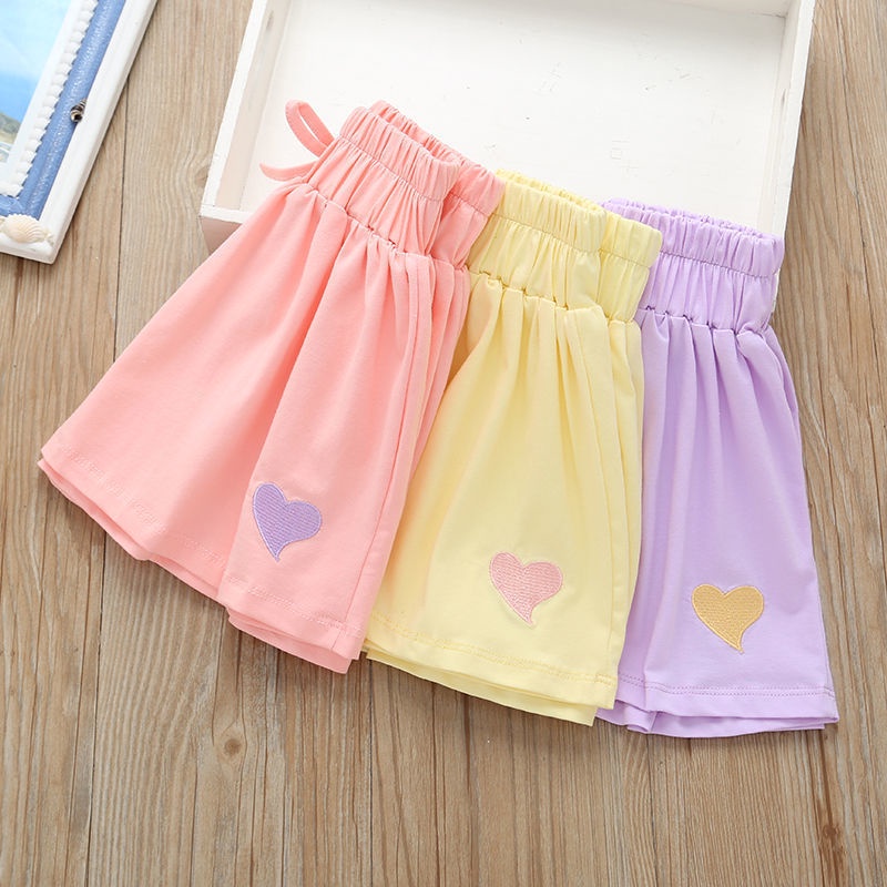 Quần Short Dáng Rộng Phong Cách Phương Tây Thời Trang Mùa Hè Phong Cách Hàn Quốc Mới Cho Bé Gái