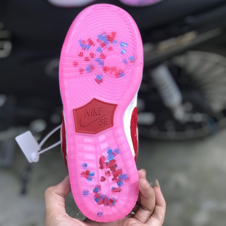✔️Giày SB Dunk Low StrangeLove Skateboards Hồng Đỏ Fullbox✔️