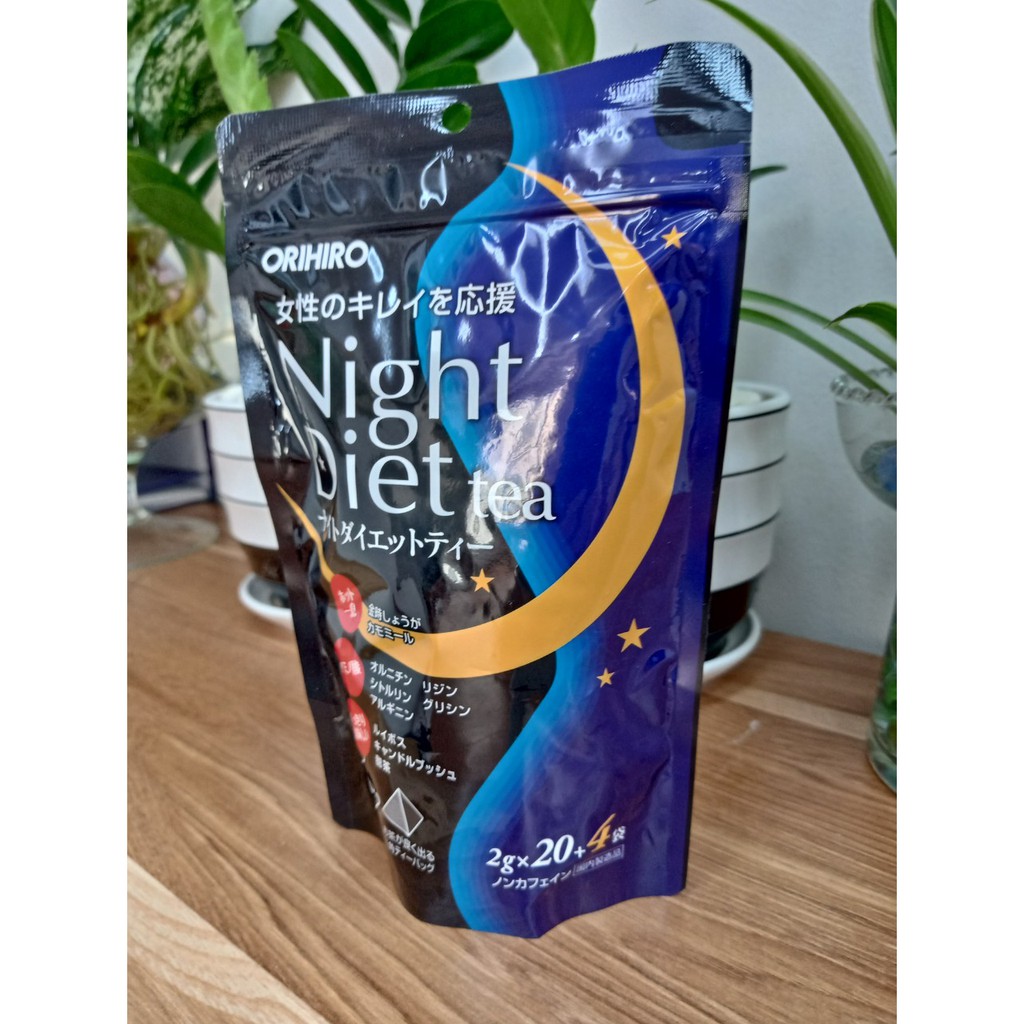 Trà giảm cân Night Diet Tea Orihiro Nhật Bản (24 túi lọc)