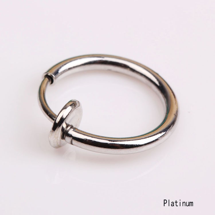 1PC Khuyên tai hình tròn cá tính cho nữ