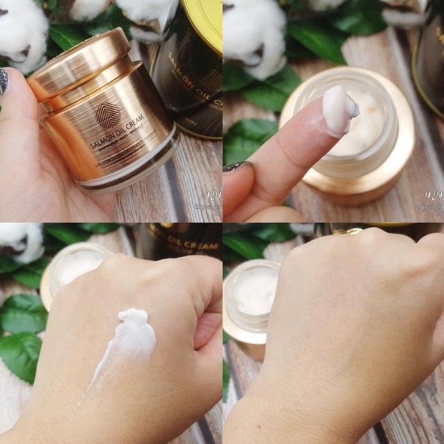 Kem dưỡng da, chống lão hóa tinh chất cá hồi Salmon Oil Cream Cre8skin - Hũ 80g