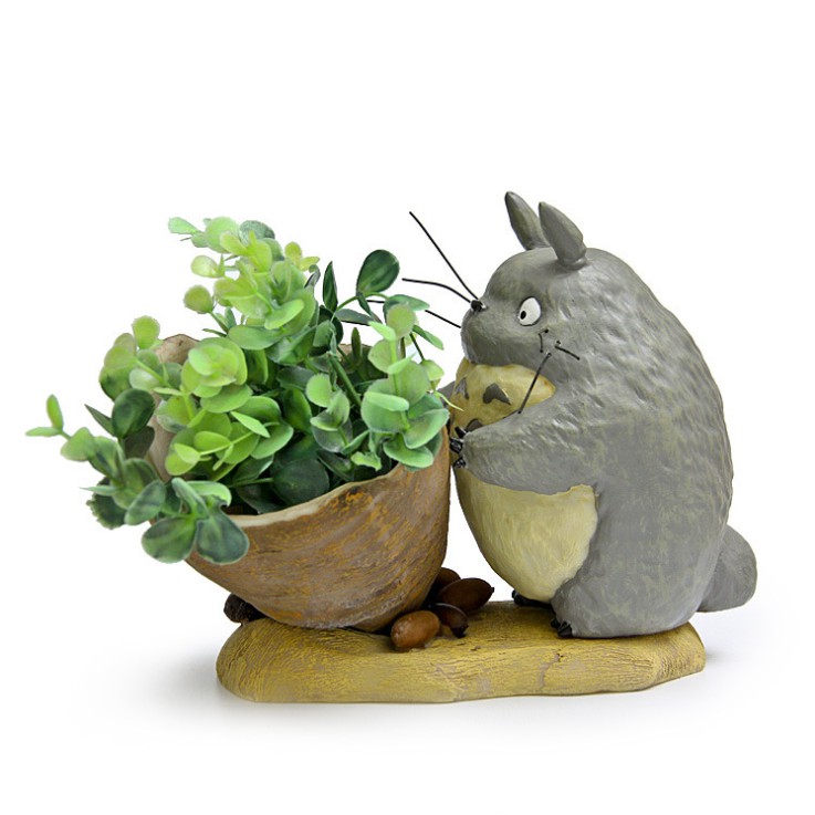 Mô hình Totoro cao 18cm cho các bạn làm lọ hoa, trang trí tiểu cảnh, terrarium, DIY