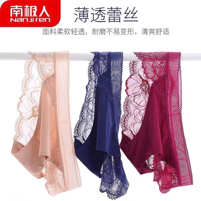 Hộp 5 quần lót su phối ren siêu sexy mã 8423