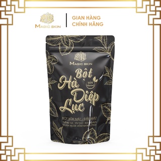 Bột hà diệp lục magic skin - bột đắp mặt, rửa mặt ngừa mụn sáng da